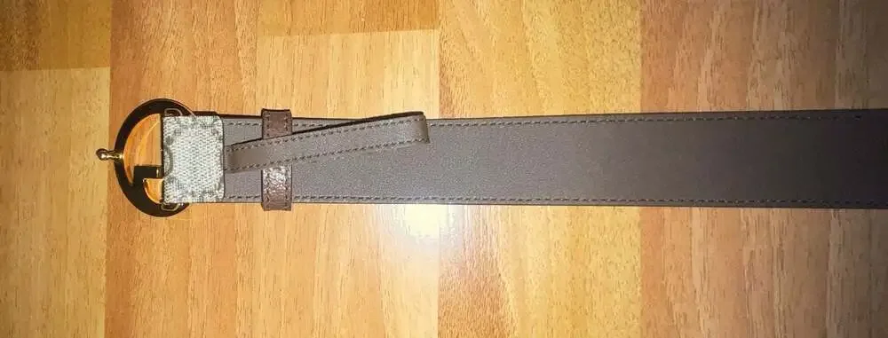 Gucci GG Supreme Monogram Canvas Interlocking G Buckle Belt